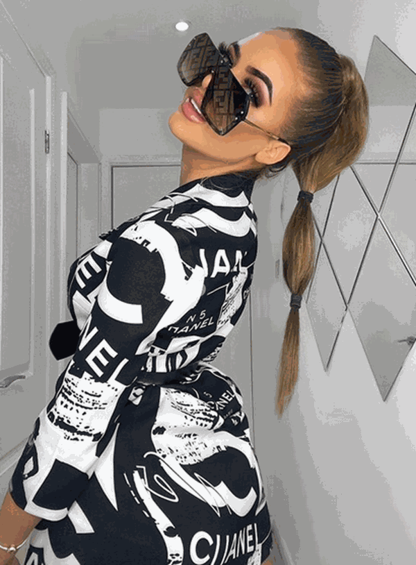 Ponytail Dark Ash Brown #7 Hair Extensions