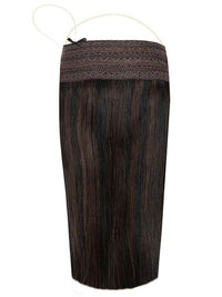 Premium Halo Espresso #1B/2 Hair Extensions