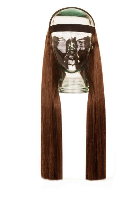 Halo HeadBand Chocolate Brown #4 Hair Extensions