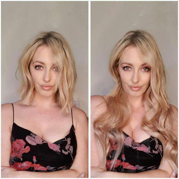 Deluxe Halo Bohemian Blonde #17/22 Hair Extensions