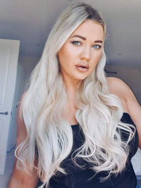 Premium Halo Ash Blonde Hair Extensions