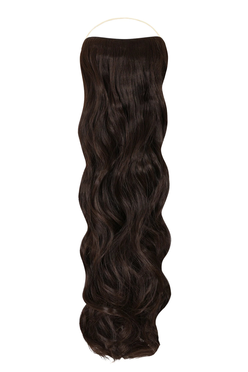 Curly Syn Halo Hair Extensions