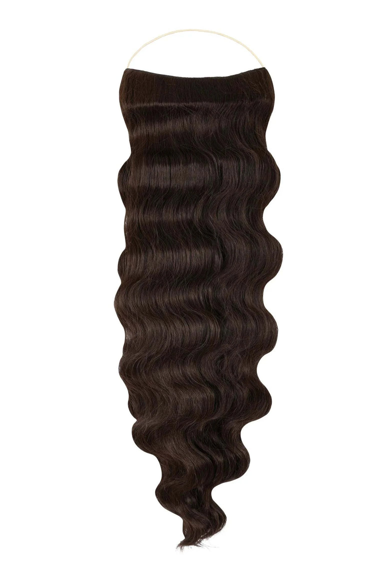 Wavy Syn Halo Hair Extensions