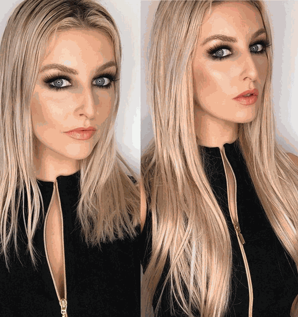 The Halo Mixed #17/Ash Blonde Hair Extensions