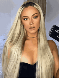 Premium Halo Golden Blonde #24 Hair Extensions