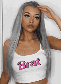 Deluxe Halo Grey Hair Extensions