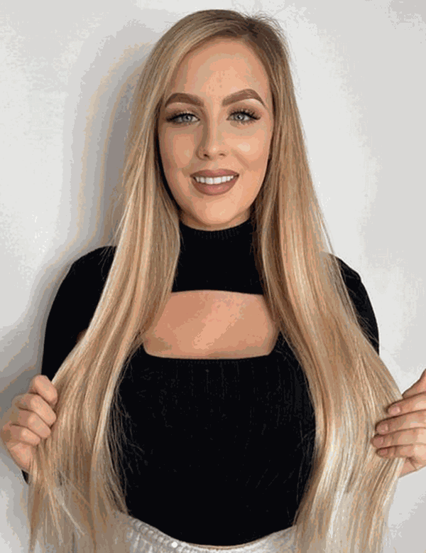 Micro Loop Mixed #17/Ash Blonde Hair Extensions