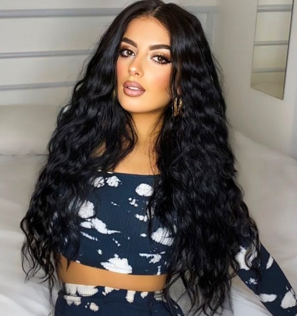 Premium Clip-In Jet Black #1 Hair Extensions