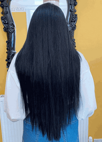 Stick Tip (I-Tip) Jet Black #1 Hair Extensions