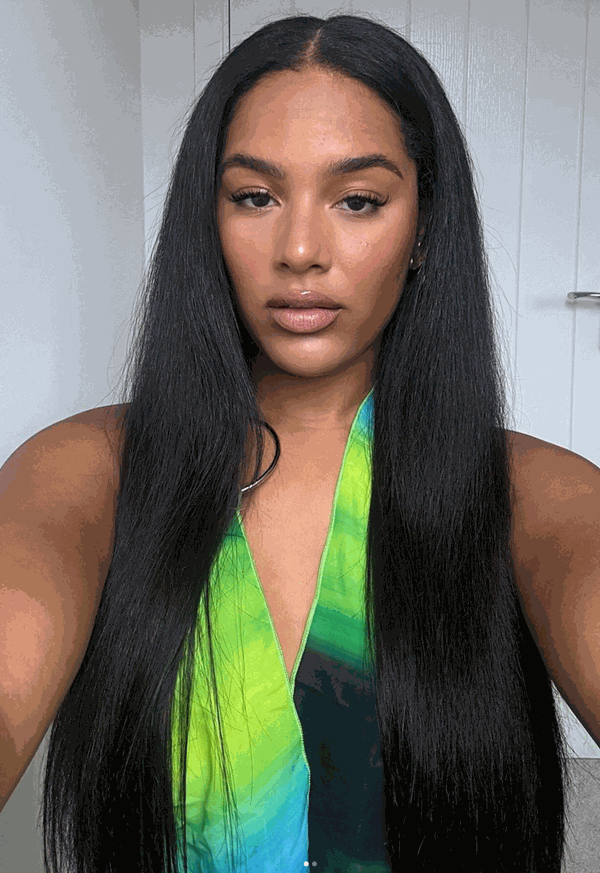 Premium Head Clip-In Natural Black #1B Hair Extensions