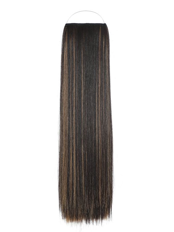 Straight Syn Halo Hair Extensions