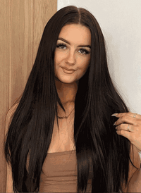 Premium Halo Natural Black #1B Hair Extensions