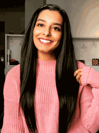 Full Head Clip-In Natural Black #1B Hair Extensions