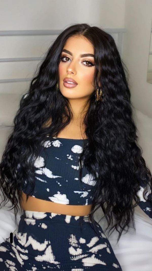 Nail Tip (U-Tip) Jet Black #1 Hair Extensions