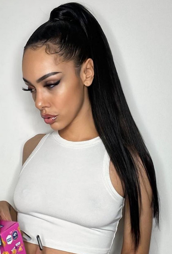 Ponytail Jet Black #1 Hair Extensions