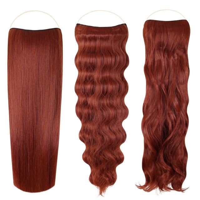 Syn Halo Hair Extensions Trio (Straight & Wavy & Curly)