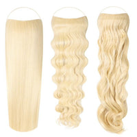 Syn Halo Hair Extensions Trio (Straight & Wavy & Curly)