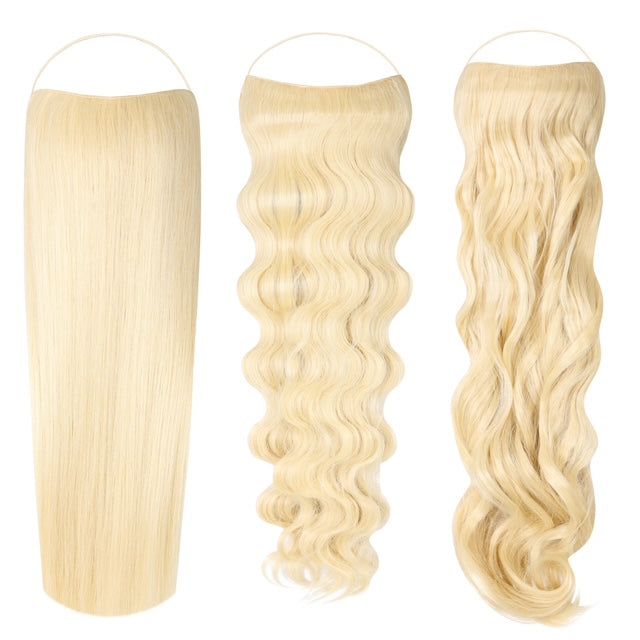 Syn Halo Hair Extensions Trio (Straight & Wavy & Curly)