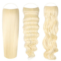 Syn Halo Hair Extensions Trio (Straight & Wavy & Curly)