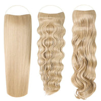 Syn Halo Hair Extensions Trio (Straight & Wavy & Curly)
