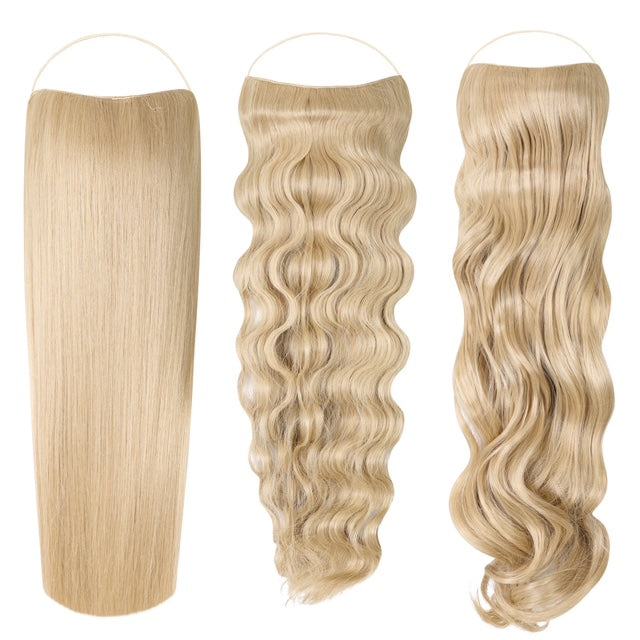 Syn Halo Hair Extensions Trio (Straight & Wavy & Curly)