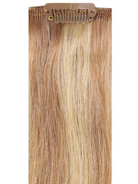Premium Bohemian Blonde #17/22 head clip-in hair extensions 16-24 inch length, 28 clips, 100% Indian Remy human hair