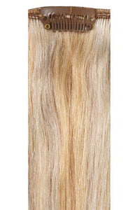 Full head clip-in Hollywood blonde #22/60/ash hair extensions 16-24 inch 100% Indian Remy human hair