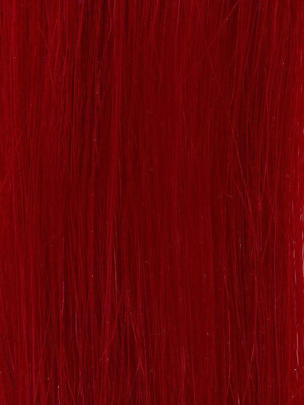 VIP Nano Vibrant Red #35 hair extensions 20 inch double drawn Indian Remy human hair