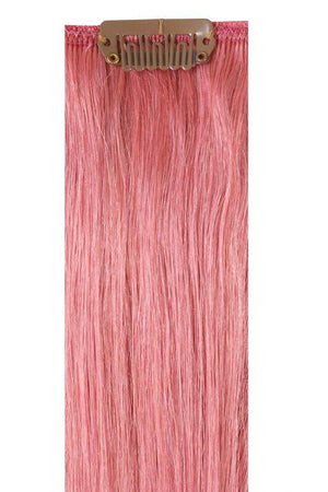 Premium Head Clip-In candyfloss color hair extensions made from 100% Indian Remy human hair