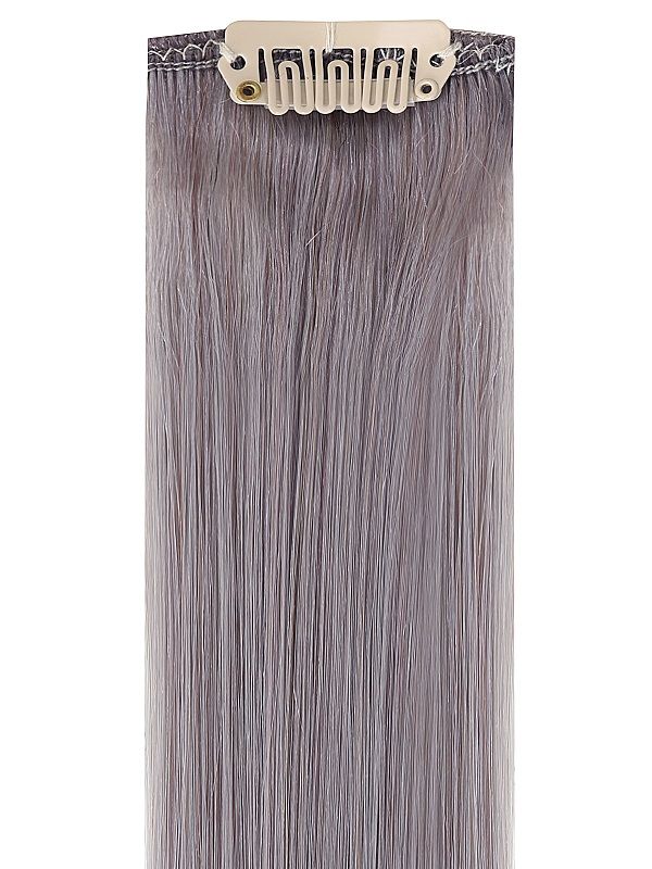 Premium Head Clip-In Grey Hair Extensions
