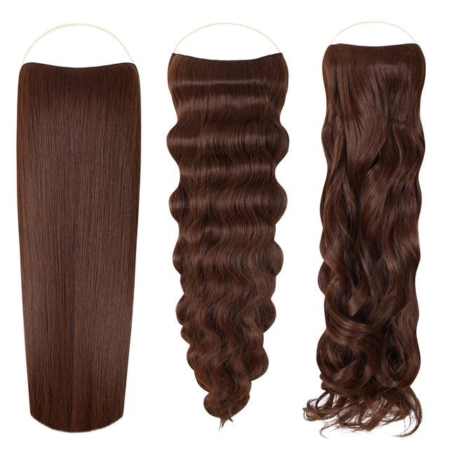 Syn Halo Hair Extensions Trio (Straight & Wavy & Curly)