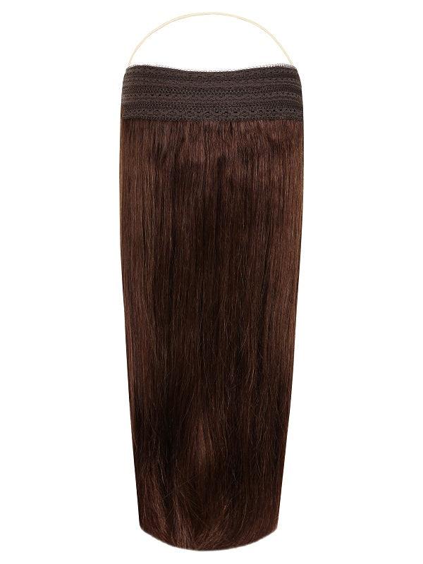 Premium Halo Cocoa Brown #3 Hair Extensions