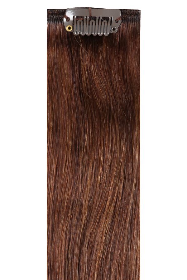 Premium Clip-In Cocoa Brown #3 Hair Extensions
