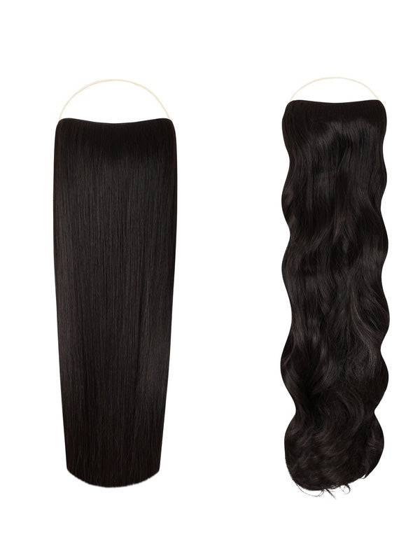 Syn Halo Hair Extensions Duo (Straight & Curly)