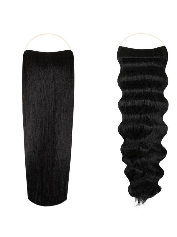 Syn Halo Hair Extensions Duo (Straight & Wavy)