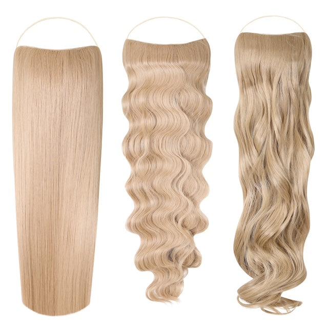 Syn Halo Hair Extensions Trio (Straight & Wavy & Curly)