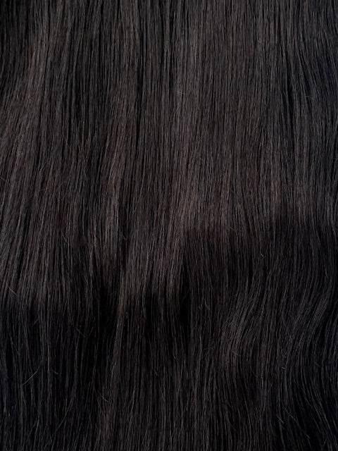 VIP Flat Weft Hair Extensions Jasmine 20 inch 50g natural black Remy hair