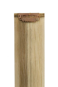 Deluxe Head Clip-In Hair Extensions mixed #11/24, 16-24 inch, 100% Indian Remy human hair with 21 clips