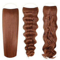 Syn Halo Hair Extensions Trio (Straight & Wavy & Curly)