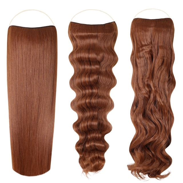 Syn Halo Hair Extensions Trio (Straight & Wavy & Curly)
