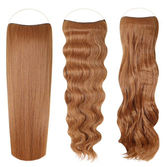 Syn Halo Hair Extensions Trio (Straight & Wavy & Curly)