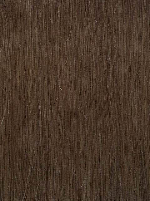 VIP Genius Weft Hair Extensions Dark Ash Brown #7 20 inch 100% Remy Human Hair