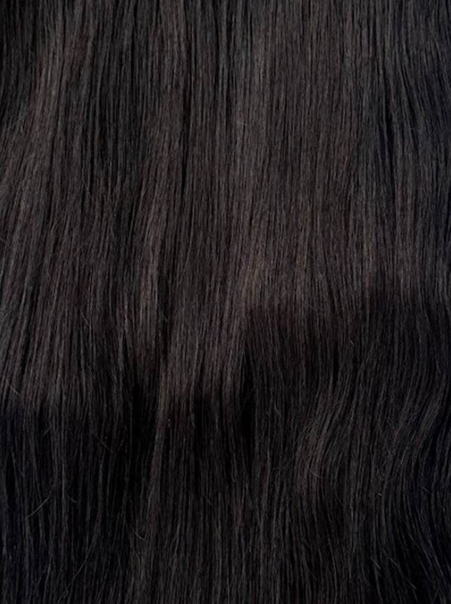 Half Head Natural Black #1B Clip In Hair Extensions