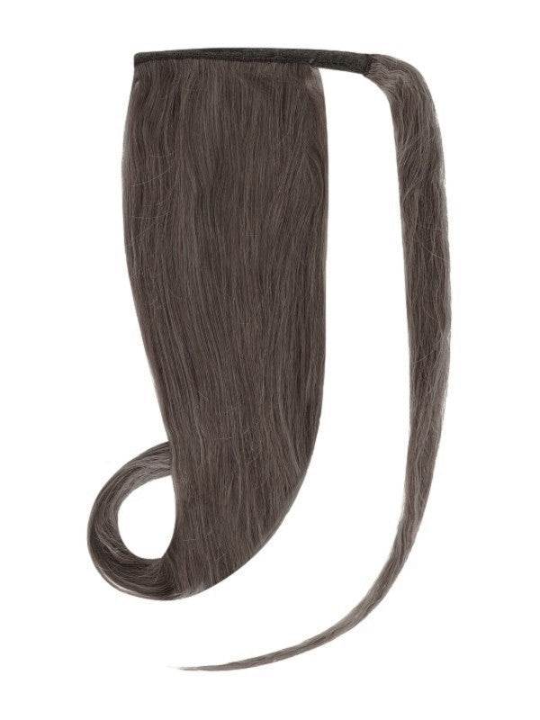 Ponytail Hair Extensions in Iced Mocha #5A color, 20-24 inches, 100% Indian Human Remy Hair
