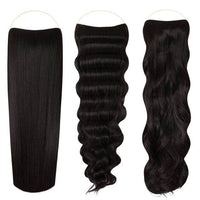 Syn Halo Hair Extensions Trio (Straight & Wavy & Curly)