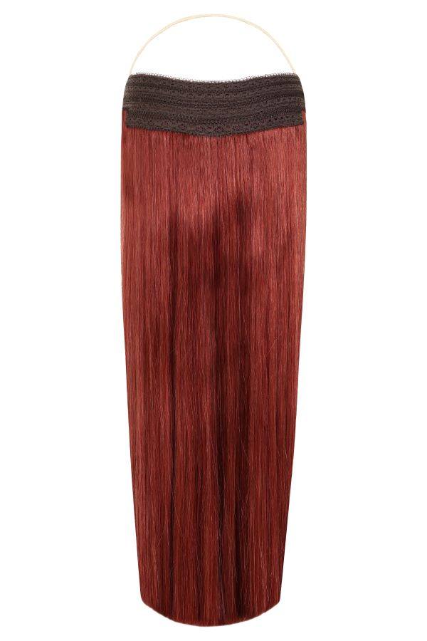 Premium Halo Pomegranate Kiss #K4 Hair Extensions
