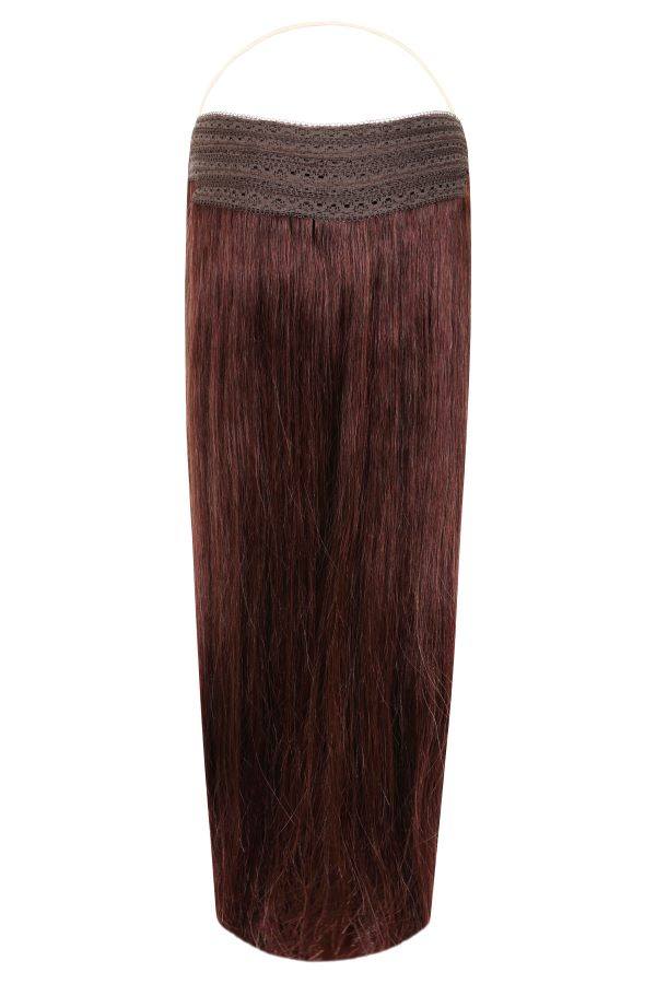 Deluxe Halo Rich Merlot #K7 Hair Extensions