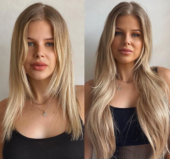 Deluxe Head Clip-In Bohemian Blonde #17/22 Hair Extensions