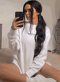 Natural Black #1B Ponytail Hair Extensions 100% Indian Human Remy Hair lengthen and volumize ponytail