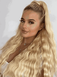 Deluxe Head Clip-In Light Blonde #613 Hair Extensions